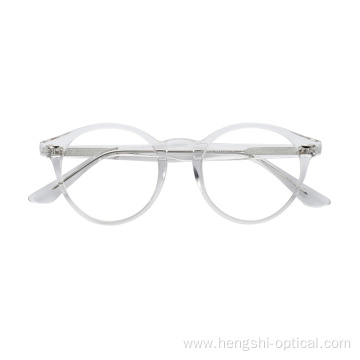 In Stock Round Clear Vintage Optical Eyewear Acetate Frame